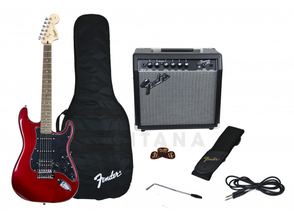 Fender Affinity Strat Pack HSS Candy Apple Red